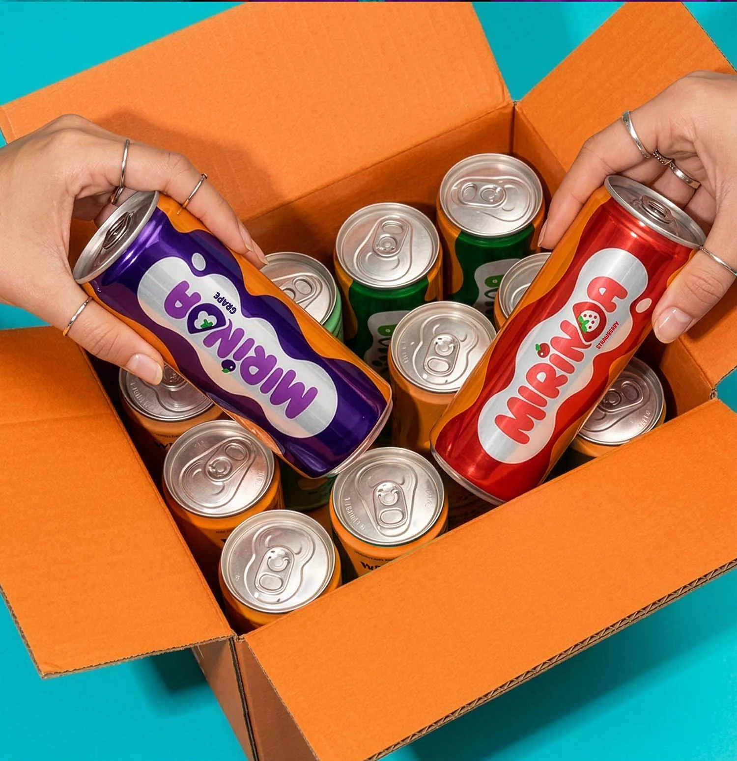 Mirinda product packaging detail